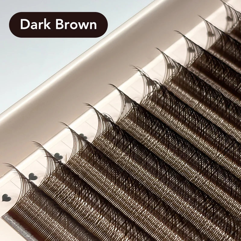 DIYDAY YY Shaped Lashes C D L LU Curl Faux Mink Lash Supplies Wholesale YY Shape False Eyelashes Extension for Makeup