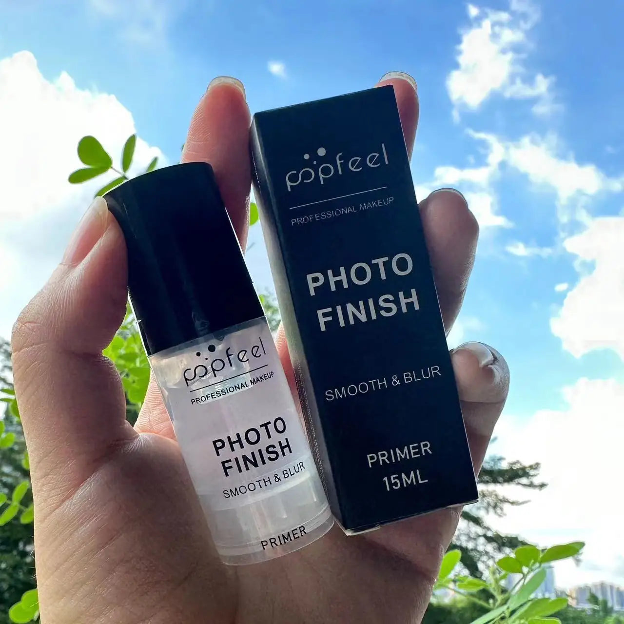 POPFEEL Face Primer, Blurs and Fills in Fine Lines, Smooth Skin, Long-Lasting Makeup