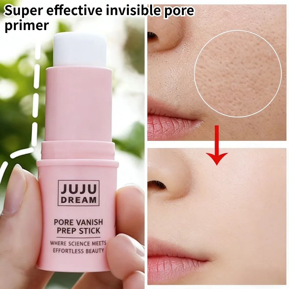 Pore Minimizing Primer Stick Hydrating Concealer All Skin Types Portable Travel Makeup Essential Flawless Base