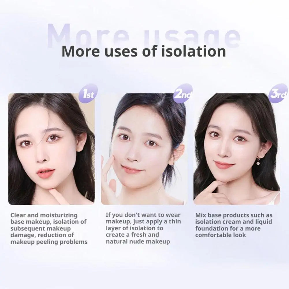 Long Lasting Oil Control Invisible Makeup Primer Pore Blurring Face Base Brightening Skin Tone Moisturizing Pre Makeup Cream
