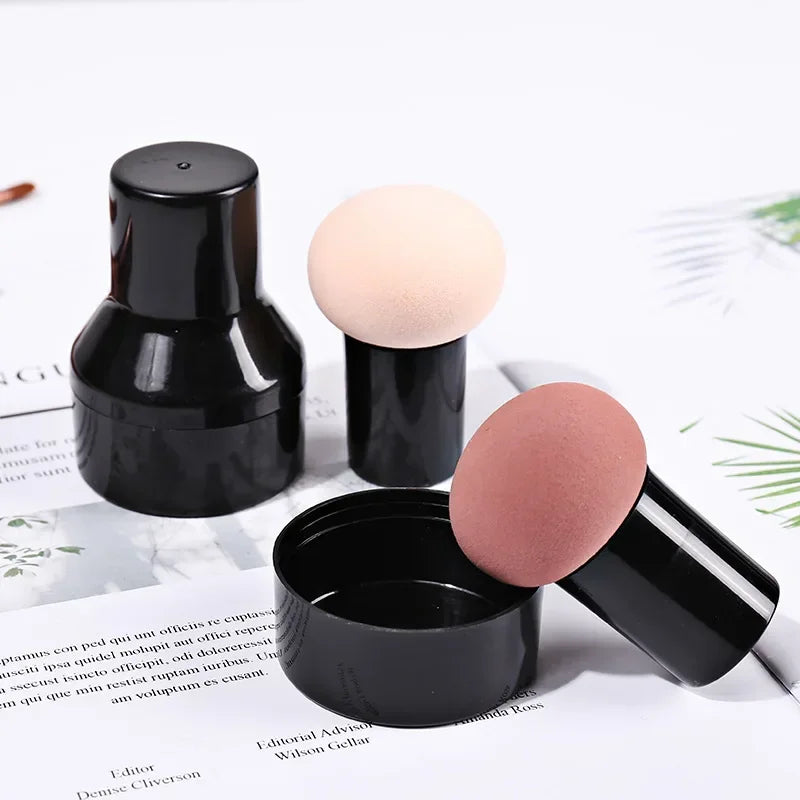 Mushroom head cosmetic puff foundation makeup sponge powder puff smooth sponge multi-function dry & wet beauty makeup tool