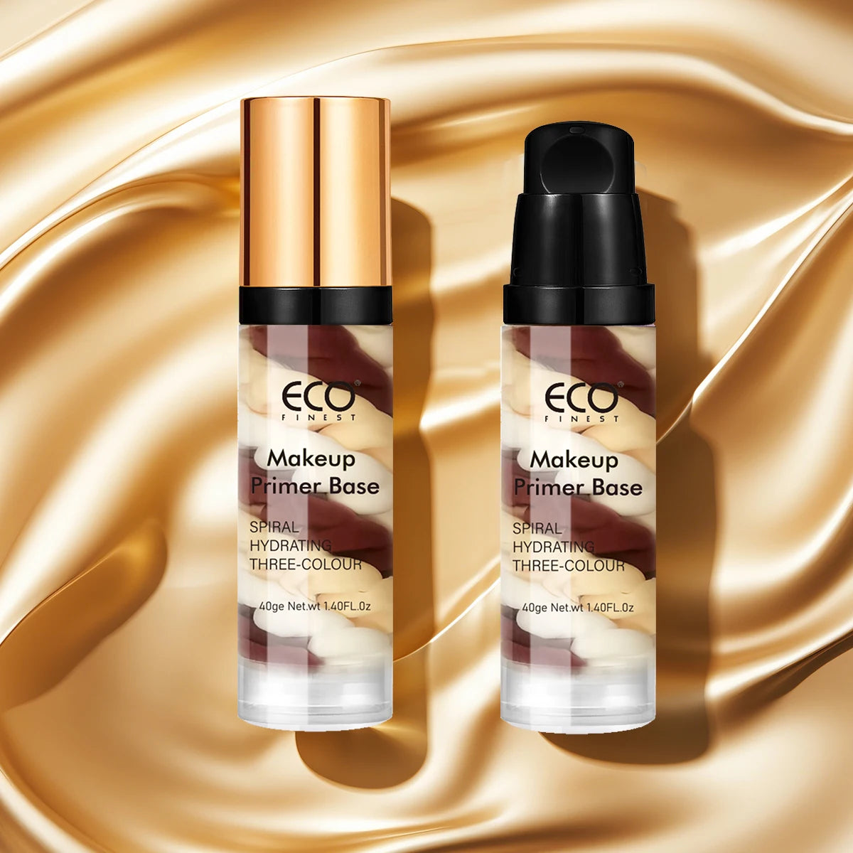 2-Pack 40g Radiant Makeup Primer Moisturizing Even Skin Tone Blemish & Pore Covering Color Makeup Base