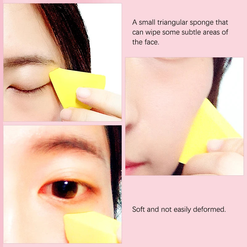 20/50 Pcs Triangle Makeup Blender 7 Colors Liquid Foundation Powder Wet and Dry Makeup Sponge