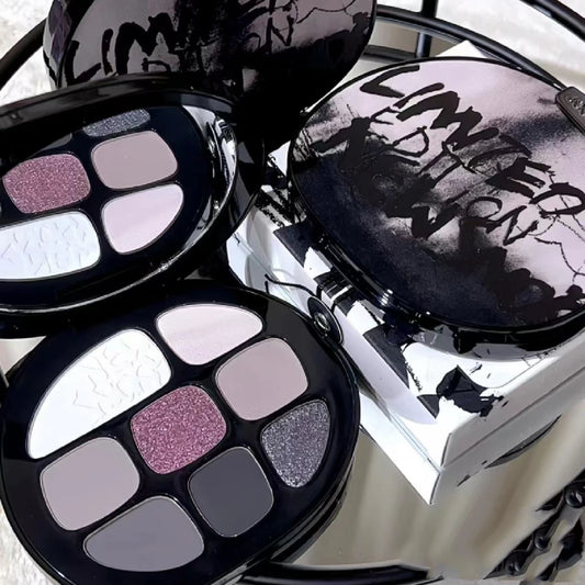 Joocyee Smoky Amber Eye Shadow Palette Matte Pearl 8 Colours Professional Make Up Waterproof Long Lasting Glitter Eyes Palette