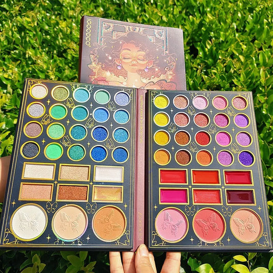 58 Color Professional Eyeshadow Palette - Matte Shimmer Metallic & Glitter Makeup Palette, Highly Pigmented, Long Lasting