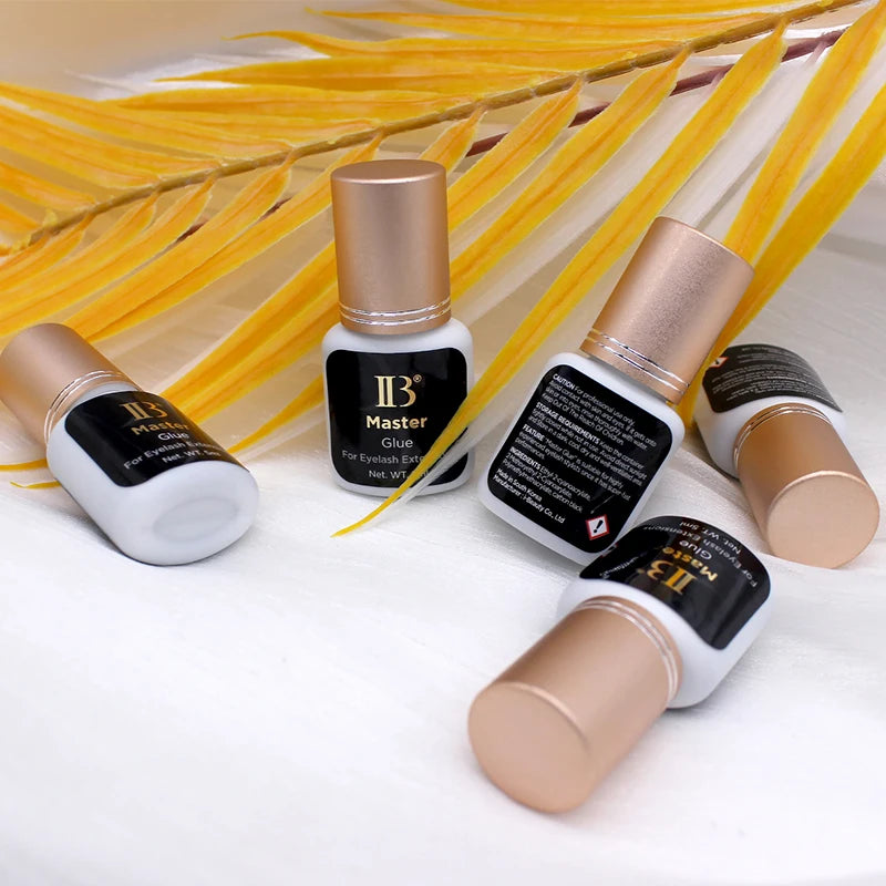 10 Bottles IB Master Glue 0.5s Korea Original Professional IBeauty False Lash Glue for Eyelash Extension 5ml Supplies 7 Weeks