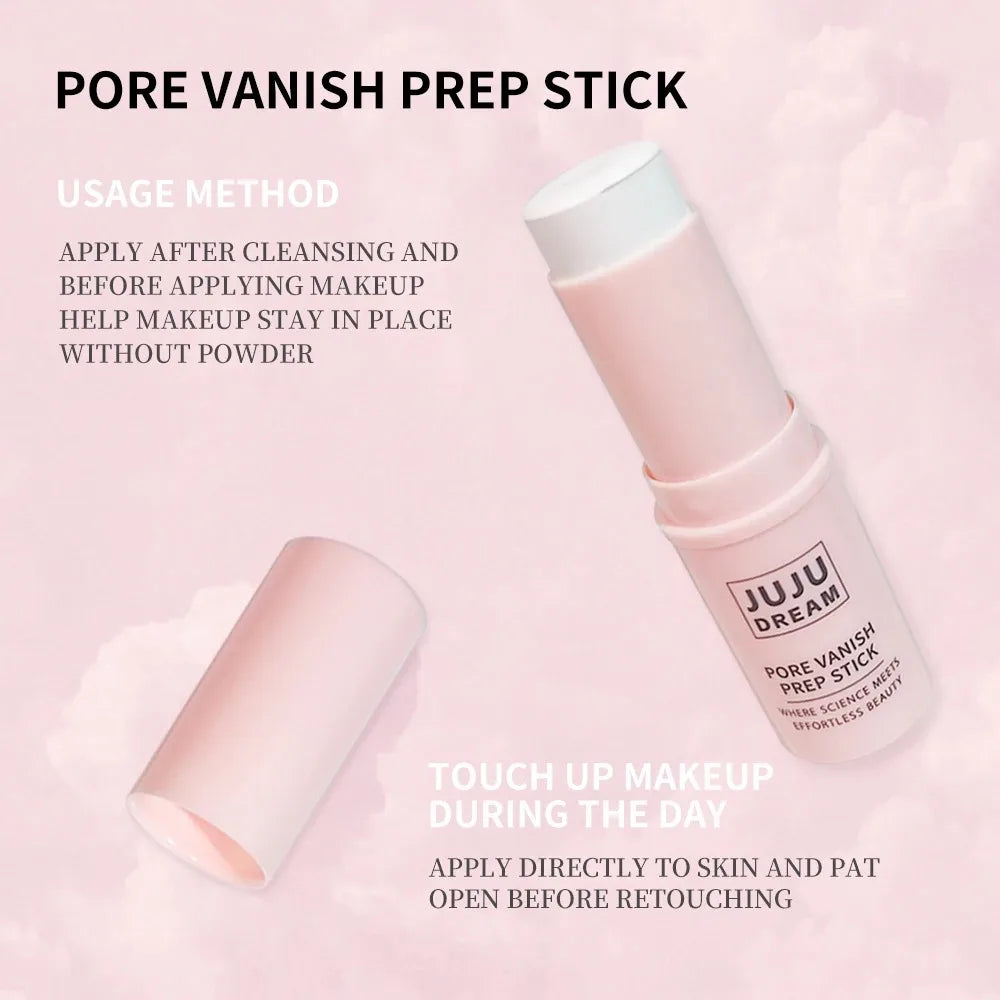 Pore Minimizing Primer Stick Hydrating Concealer All Skin Types Portable Travel Makeup Essential Flawless Base