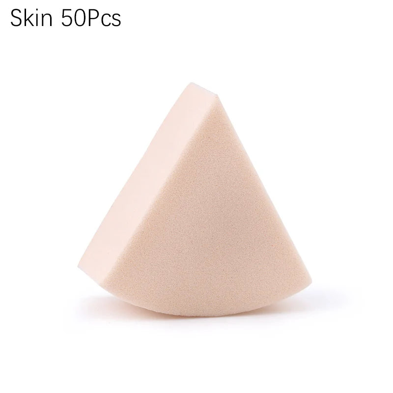 20/50 Pcs Triangle Makeup Blender 7 Colors Liquid Foundation Powder Wet and Dry Makeup Sponge