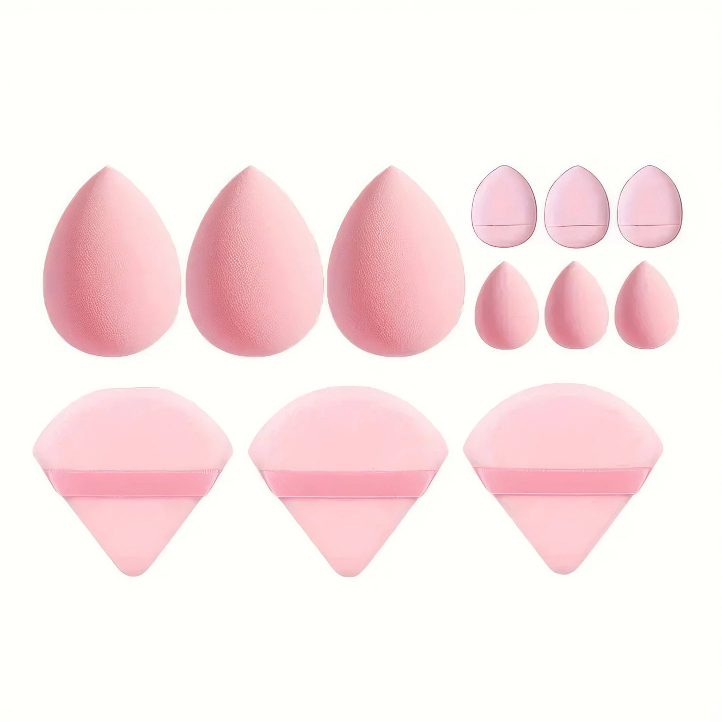 Complete All-in-One Makeup Sponge Set | Multi-Shape Beauty Blenders for Flawless Foundation, Concealer & Powder Application